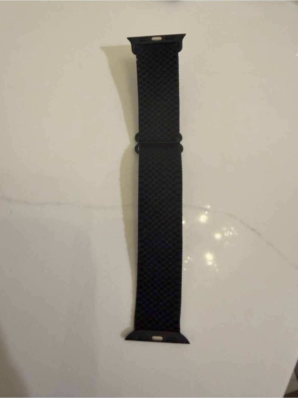 Black Woven Apple Watch Band - Unbranded